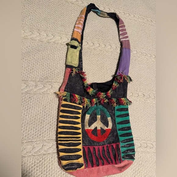 Hippie! Handbags - Colorful Patchwork Shoulder Bag